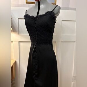 Vintage Slip Lace Dress Size Medium